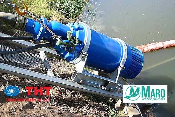 Bơm chìm hố móng Maro