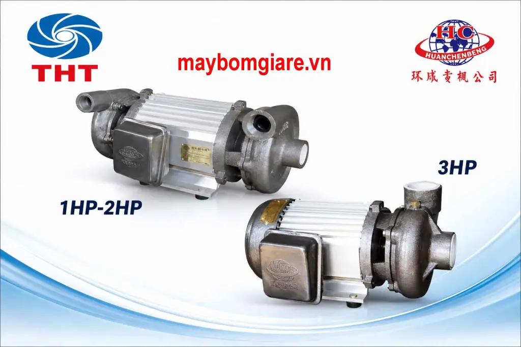 Máy bơm trục ngang đầu gang Tân Hoàn Cầu