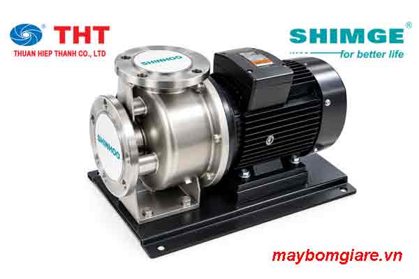 Bơm trục ngang đầu Inox Shimge