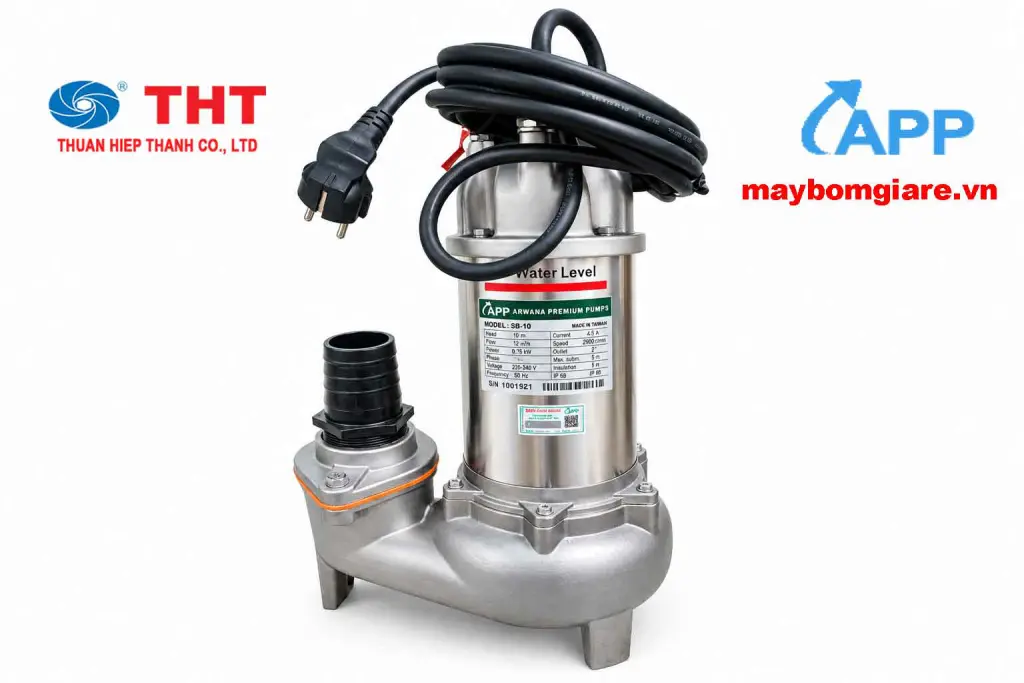 Máy bơm chìm Inox APP